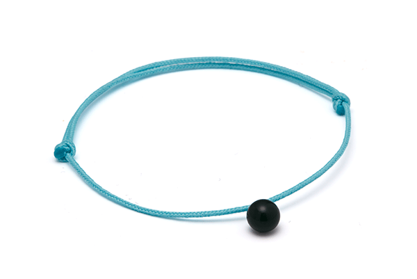 mini pearl-02-01 Turquoise cord Dark Green