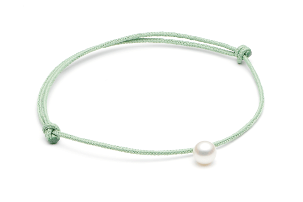 Fwpearl-02-01 Light Green cord FwWhite