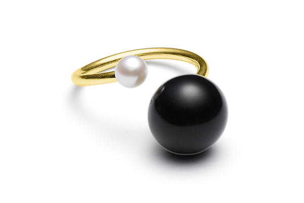 Fwpearl-04-02 gold plated Black / Fwwhite