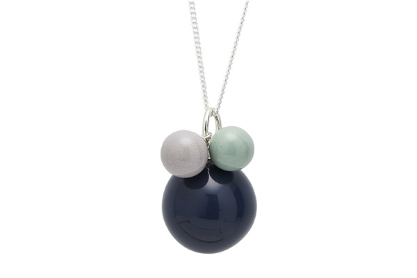 pearl-01-01 silver Dark Blue / Light Grey / Mint