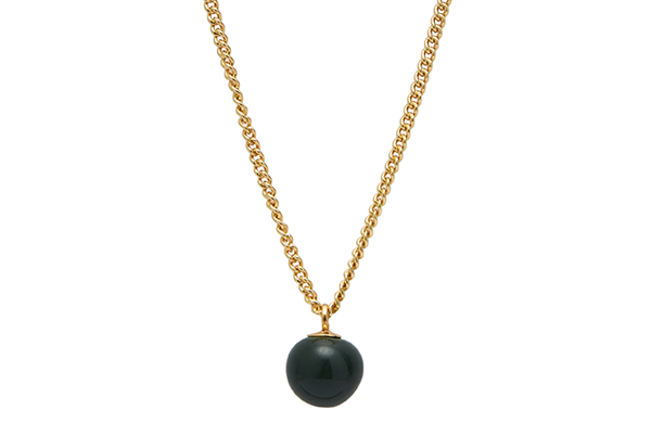 mini pearl-01-02 gold plated Dark Green