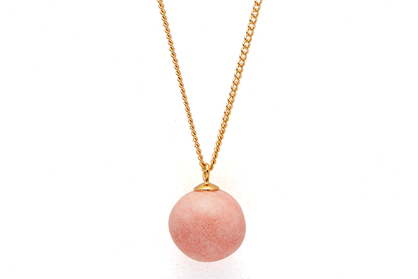 pearl-01-02 gold plated Pink Coral