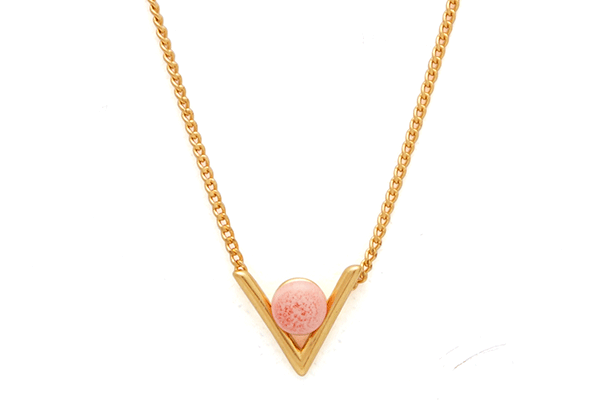 Inbetween-01-02 gold plated Pink Coral