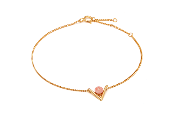 Inbetween-02-03 gold plated Pink Coral