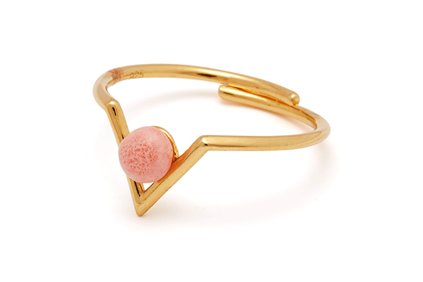 Inbetween-04-01 gold plated Pink Coral