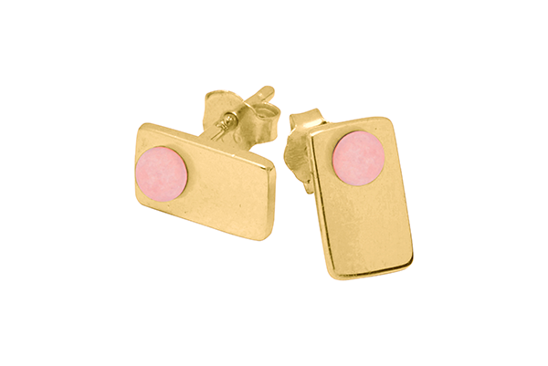 Point-03-01 gold plated Pink Coral mat